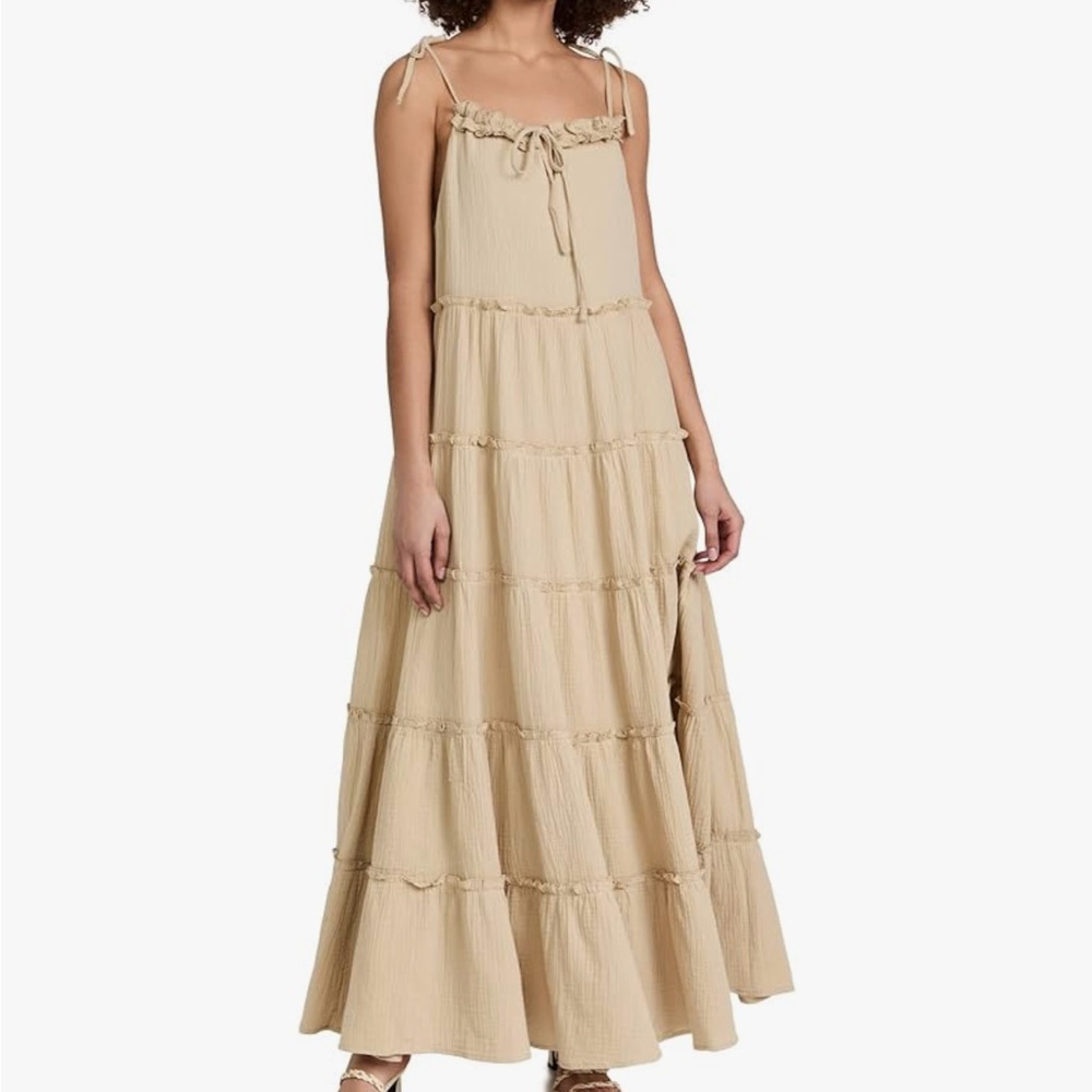 Charlie Holiday Women's Senorita Maxi Dress tan 2